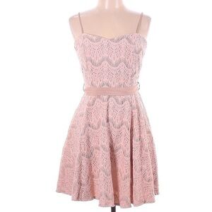 Ya Los Angeles Blush Lace Dress